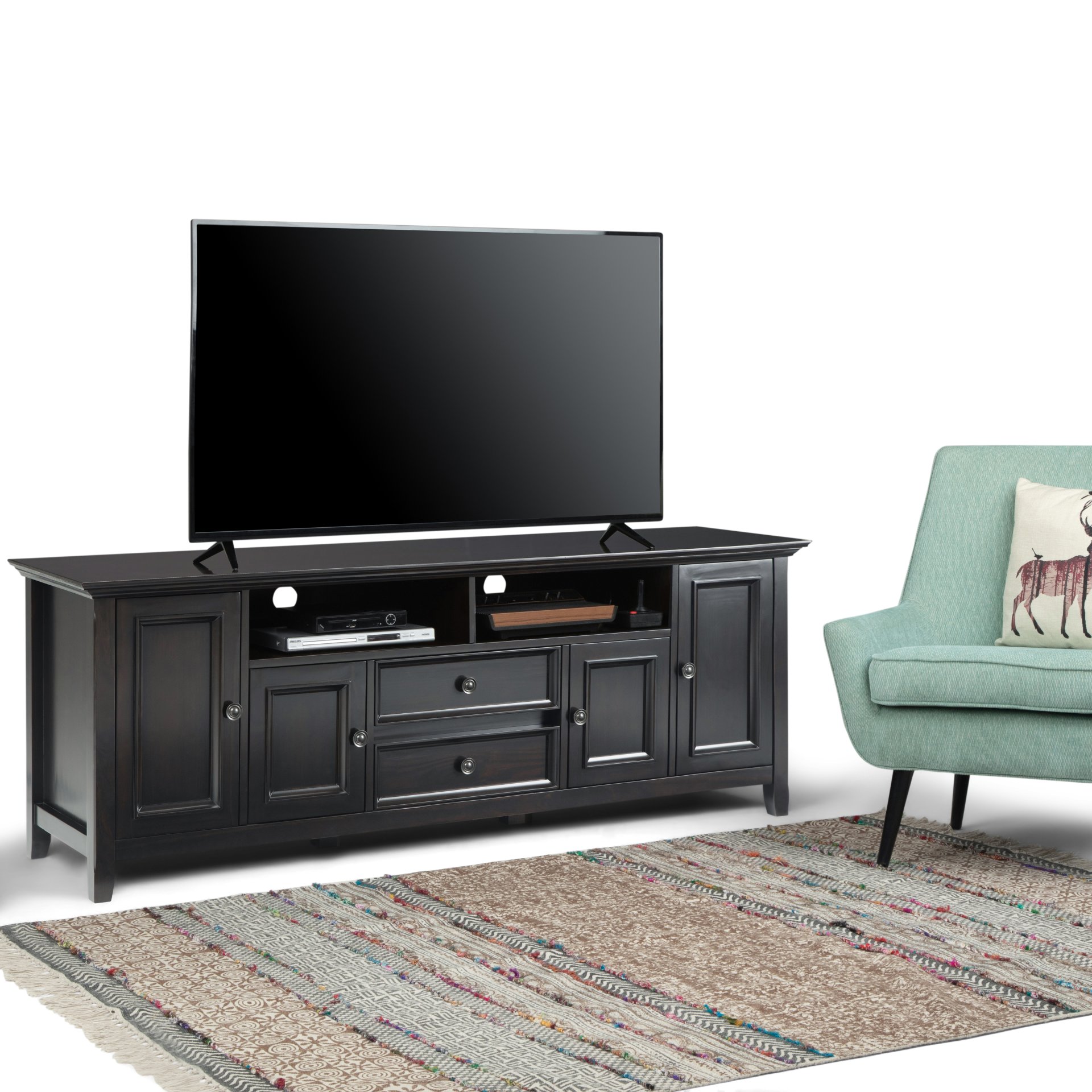 Amherst - Wide TV Media Stand - Hickory Brown - Image 9