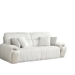 Jaya - Power Motion Sofa With Sleeper & USB Port - Mondo Gray