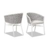 Rowan - Rope Barrel Back Patio Dining Chairs (Set of 2) - Optic White - Image 12