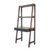Ladder Desk, Ladder Style Display Shelf - Natural Wood / Brown - Image 11