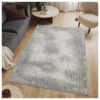 Geometrix - 5'3" X 7'3" Area Rug, Geometric 3D Effect - Ivory / Gray - Image 2