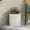 Durable Cube Planter - Antique White - Image 2
