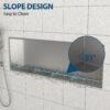 37" X 13" Stainless Steel Shower Niche With Leak Proof Design - Brushed Nickel - Image 6