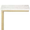 Skyler - C Side Table With Marble Top - Marble Top / Gold - Image 4