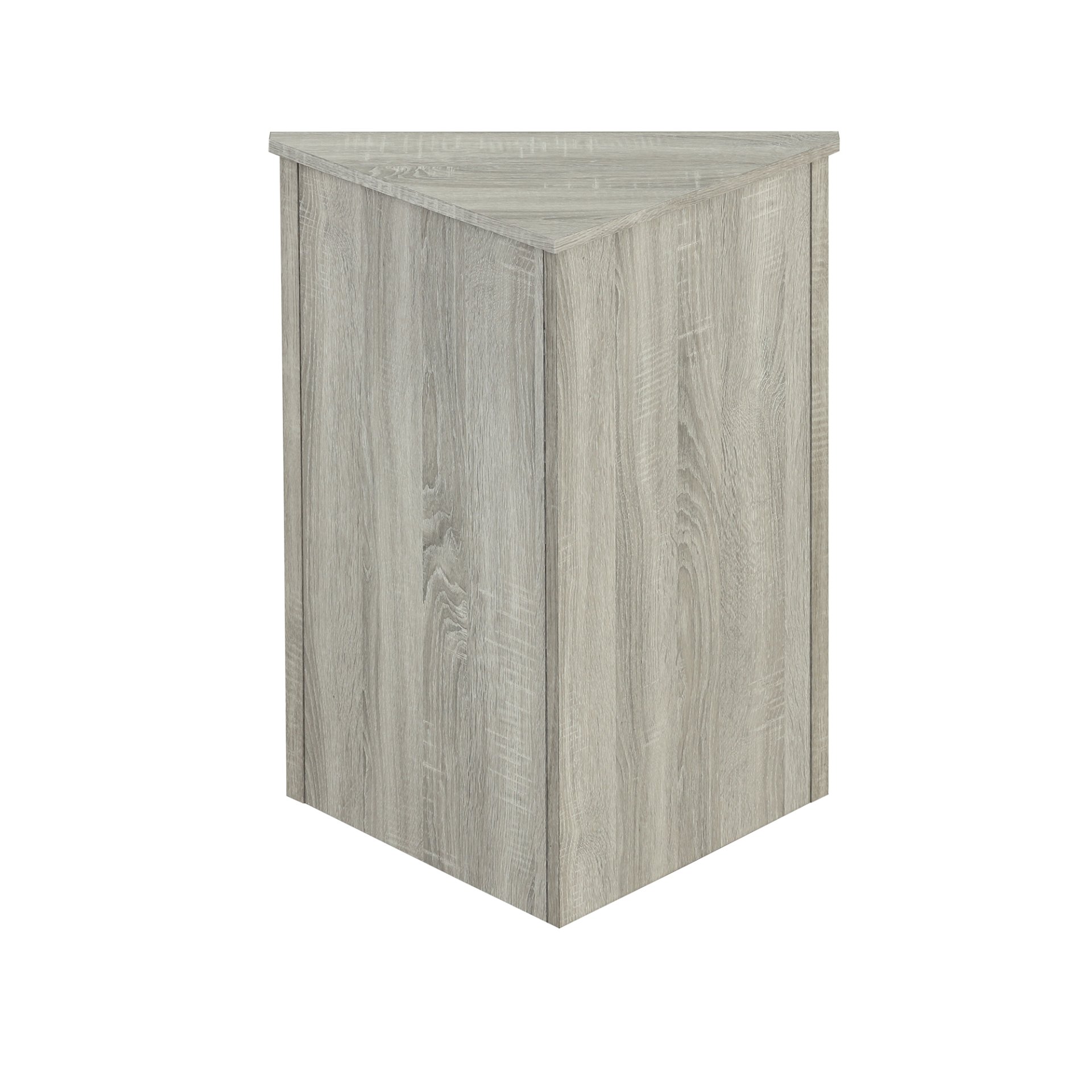 Triangle Bathroom Storage Cabinet With Adjustable Shelves, Freestanding Floor Cabinet For Home Kitchen - Oak - Image 17