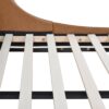 Aspen - King Vertical Tufted Headboard Platform Bed Set - Caramel Tan Brown - Image 4