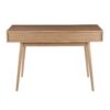Pebble - Contemporary Double Desk - Natural / White - Image 4