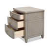 Dauphin - 3 Drawer Accent End Table - Merino White - Image 4