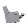 Pronto - Swivel Glider Recliner With Pillow - Rich Gray - Image 6