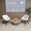 Medieval - Table And Dining Chair Set For Home Kitchen - White / Wood - Image 4