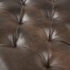 Henley - Tufted Ottoman Bench - Distressed Brown - Image 2