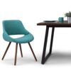 Malden - Bentwood Dining Chair - Turquoise Blue - Image 8