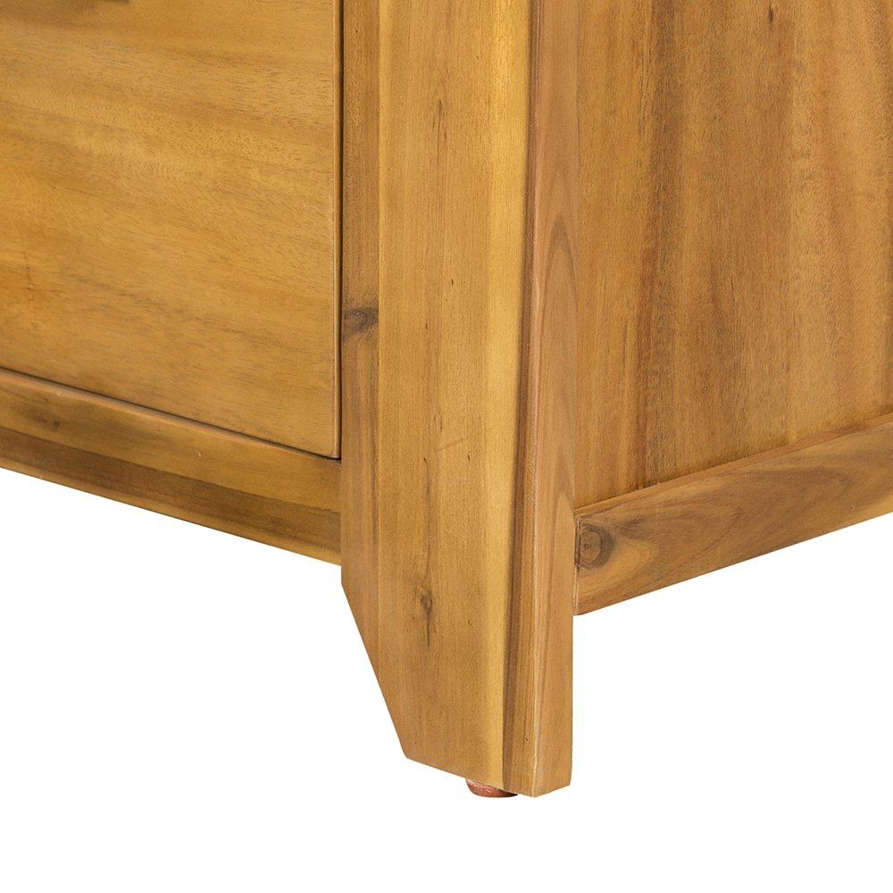 Nightstand - Natural Wood / Brown - Image 10