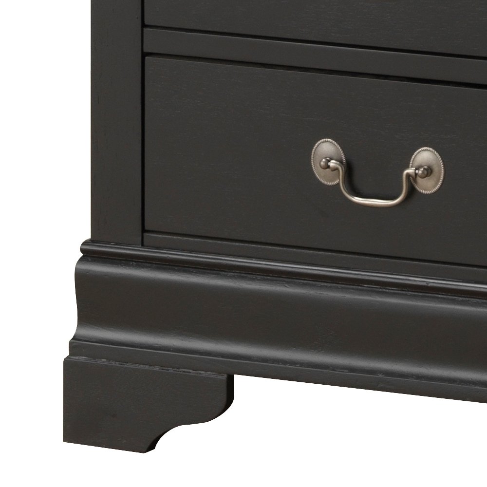 Elegant Traditional Lingerie Chest - Black - Image 6