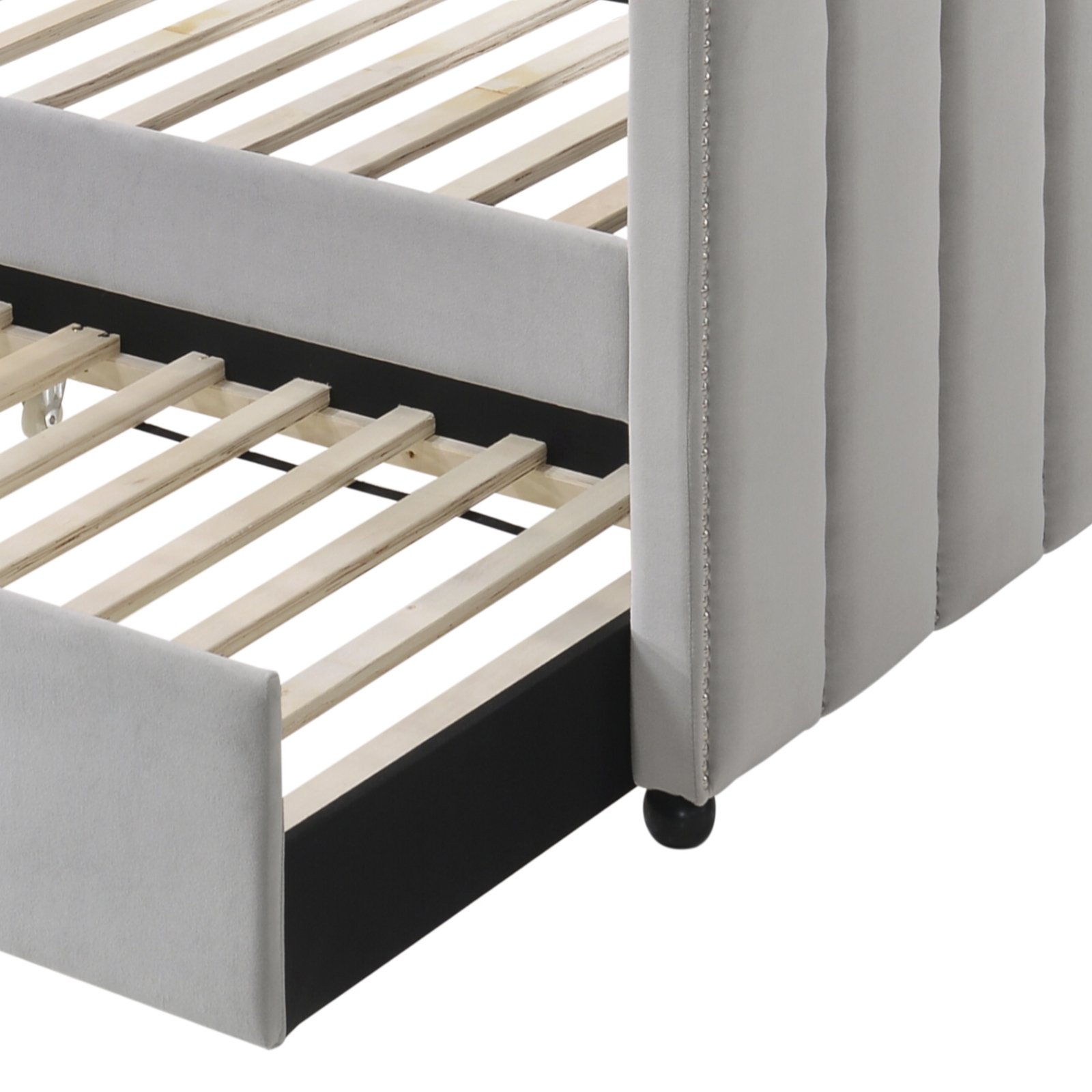 Peridot - Twin Daybed With Trundle - Dove Gray - Image 4