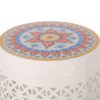 Transitional Cranbrook Side Table With Tile Mosaic Top - White - Image 10