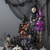 Halloween Sitting Witch Decor - Black - Image 12