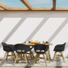 Kona - Outdoor Dining Table - Light Teak - Image 11
