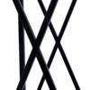 Decorative Firewood Storage Log Rack Holder For Outdoor Indoor Fireplace Fireplace Storage Log Rack Holder Wood Storage Logs Holder Fireside Holders - Black - Image 7