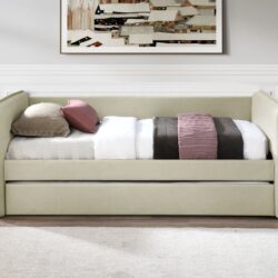 Daybed With A Trundle - Tan