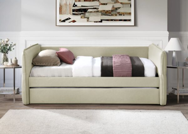 Daybed With A Trundle - Tan