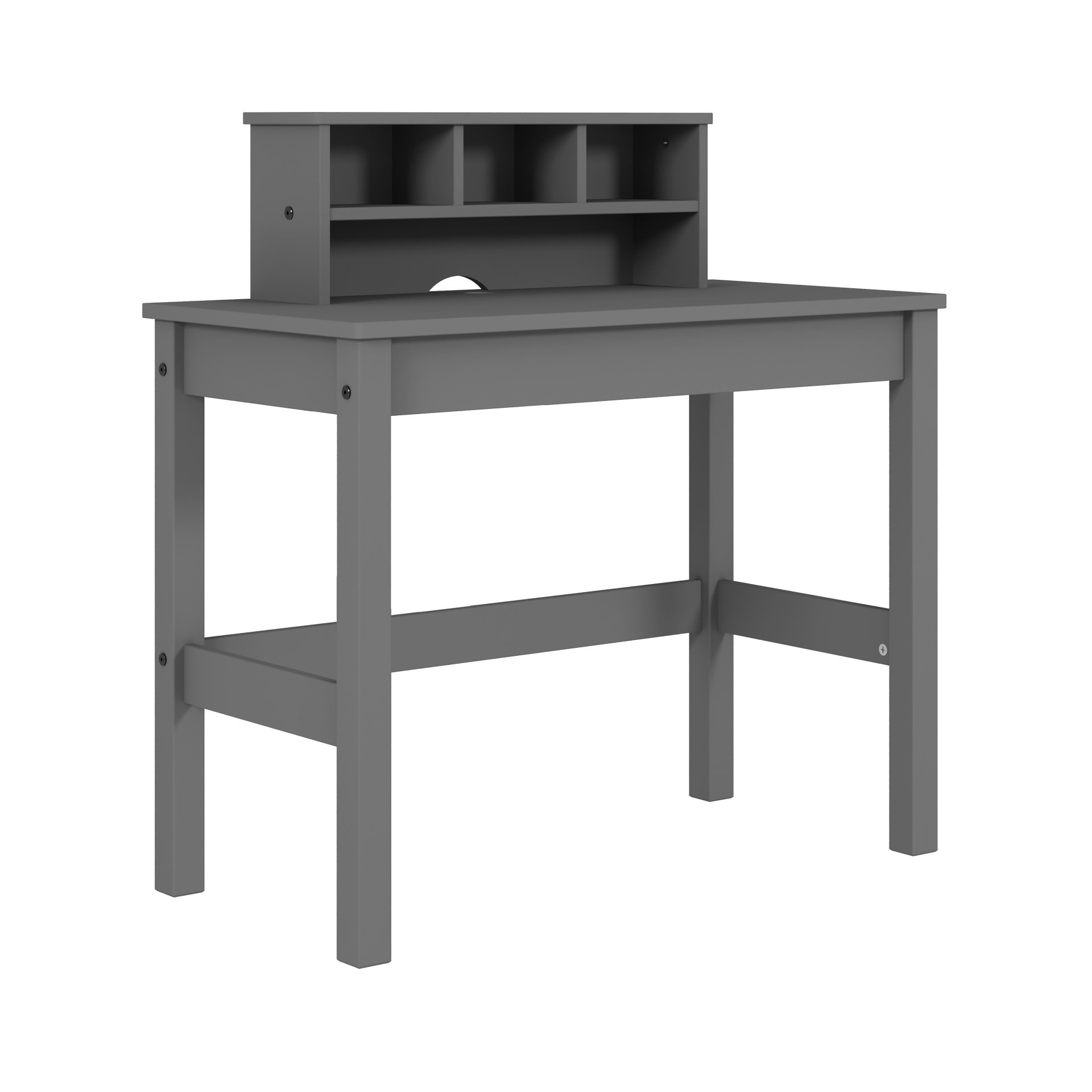 Logan - Writing Desk - Gray - Image 6