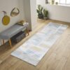 Nova - 2'7" X 7' Area Rug Polypropylene - Multi / White - Image 5
