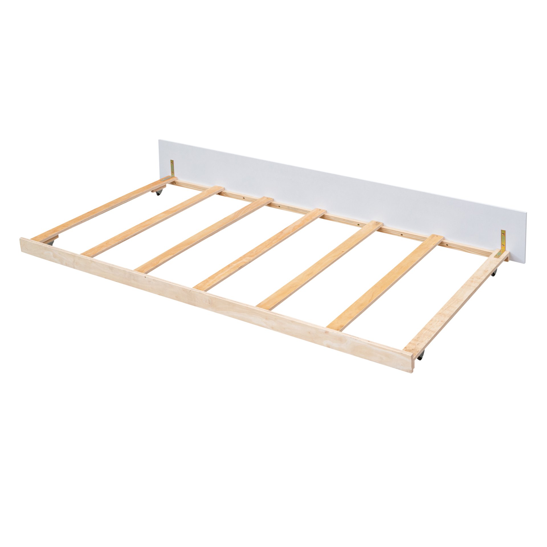 Twin Size House Bed With Twin Size Trundle - White - Image 12