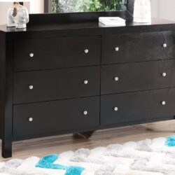 Elegant Transitional Dresser - Black
