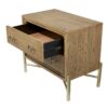2 Drawer Nightstand With USB - Latte - Image 4