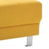 Contemporary Ottoman For Stylish Living - Yellow - Image 4
