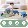 Soft Climb And Crawl Foam Playset 6 In 1, Soft Play Equipment Climb And Crawl Playground For Kids, Kids Crawling And Climbing Indoor Active Play Structure - Colorful - Image 8