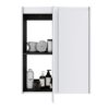 Wall Mounted Bathroom Vanity With Resin Sink And 2 Side Cabinet, 3 Soft Close Drawer - Brown Ebony - Image 17