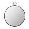 Wall Mirror With Frame, Contemporary Minimalist Accent Mirror For Living Room, Foyer, Entryway, Bedroom - Black - Image 2