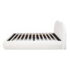 Archie Puffy Grounded - King Upholstered Platform Bed - Almond White - Image 12
