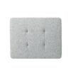 Classic Ottoman With Cushioned Top And Birch Wood Legs - Gray - Image 8