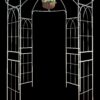 Metal Garden Arch Iron Garden Arbors Gazebo Dia High Birdcage Shape Pergola Pavilion For Wedding Ceremony - Cream White - Image 15