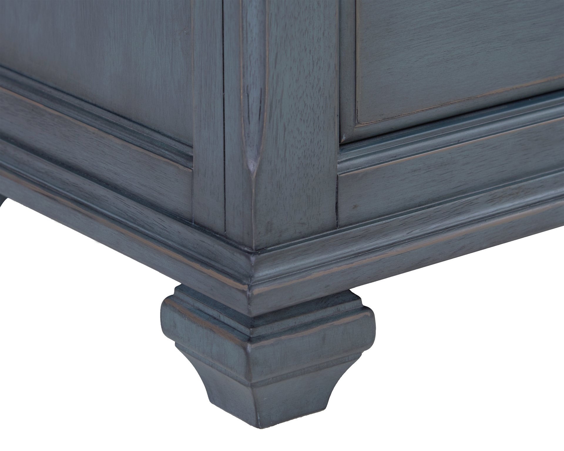 Americana - Queen Size Sleigh Bed - Blue - Image 9