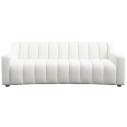 Marcus - Luxury Tight Back Boucle Couch - Cream / Creamy White / Ivory