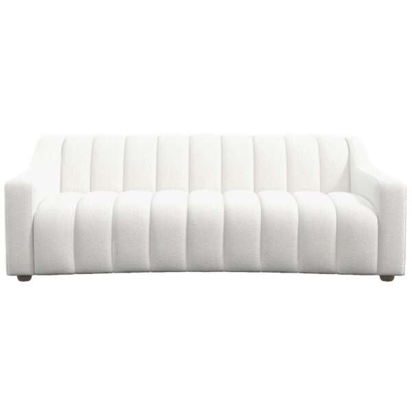 Marcus - Luxury Tight Back Boucle Couch - Cream / Creamy White / Ivory