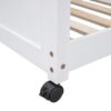 Full Over Full Bunk Bed With Desk - White - Image 10