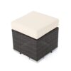 Santa Rosa - Outdoor Ottoman With Water Resistant Cushion - Multi Brown / Beige - Image 7