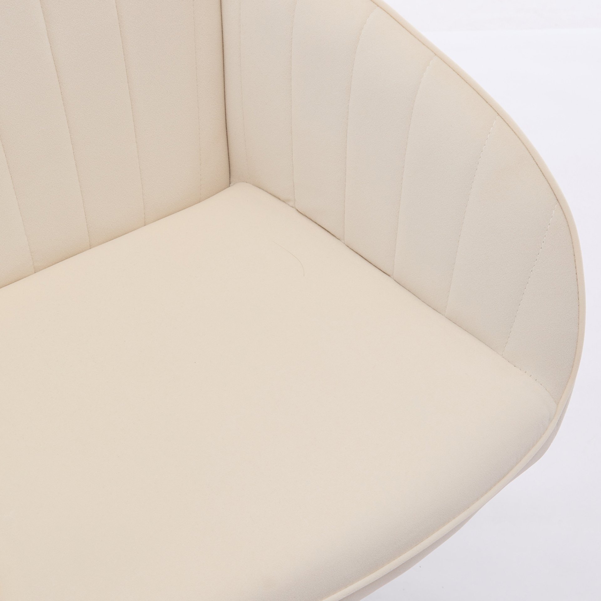 Ergonomic Swivel Office Chair, Adjustable And Comfortable - Beige - Image 7