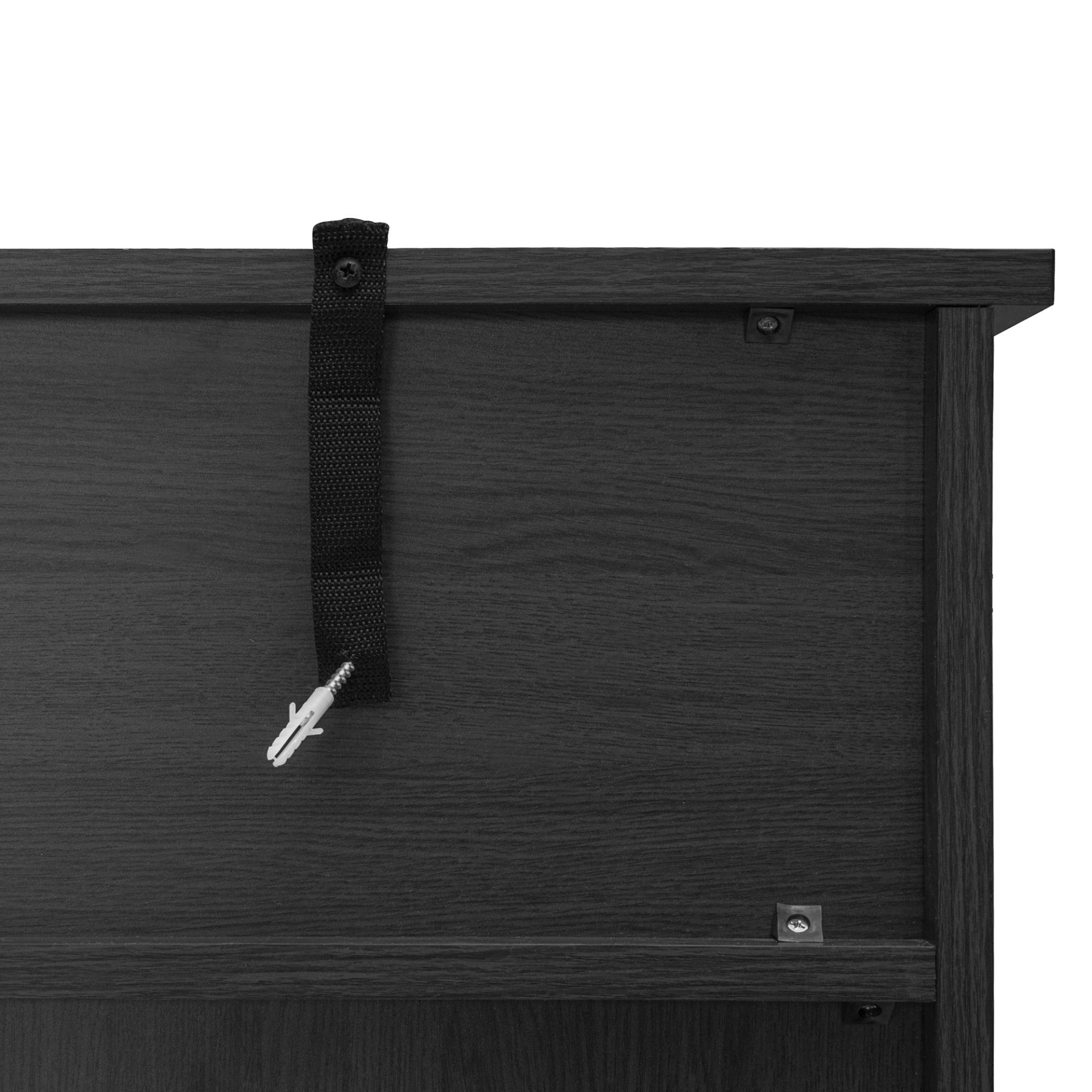 Fireplace TV Stand For Tvs Up To 65", Entertainment Center With 23" Electric Fireplace, Farmhouse TV Stand Industrial Media Console With Sliding Barn Door For Living Room - Dark Gray - Image 19