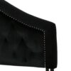 Kaarina - Contemporary Tufted Fabric Full / Queen Headboard - Black - Image 10
