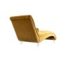 Velvet Button Tufted Upholstered Chaise Lounge Chair With Pillow For Bedroom Living Room Office - Mustard - Image 14
