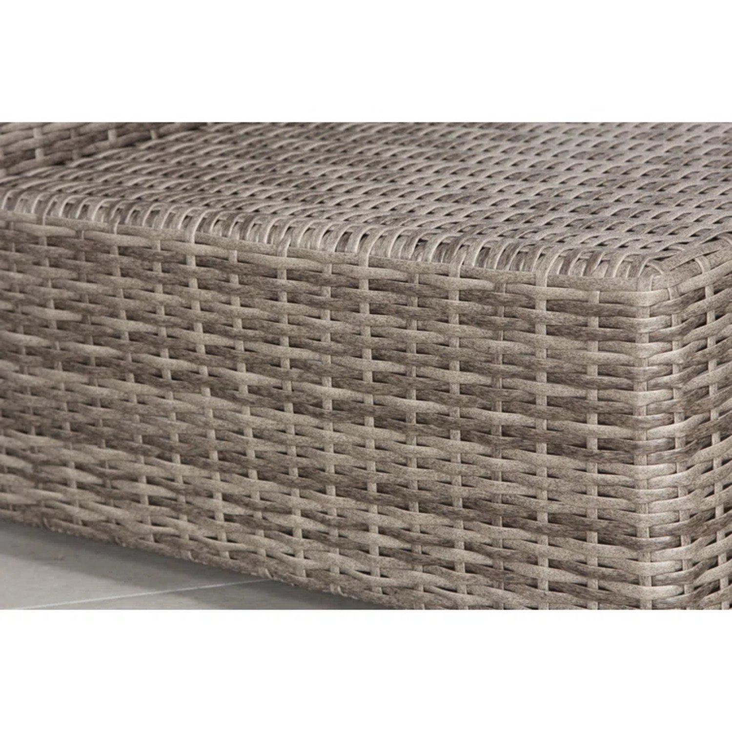 Chic Wide Outdoor Loveseat With Cushions Ideal For Stylish Outdoor Relaxation - Gray Mix - Image 6