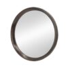 Transitional Decor Style Mango Wood Wall Mirror Wall Decor With Frame Of Solid Mango Wood For Bathroom, Entryway Console Lean Against Wall - Dark Brown - Image 3