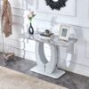 Modern Minimalist Light Rectangular Counter Bar Table For Bedroom Balcony Office - Light Gray - Image 2