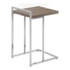 Accent Table C - Shaped, Contemporary And Modern - Taupe - Image 13